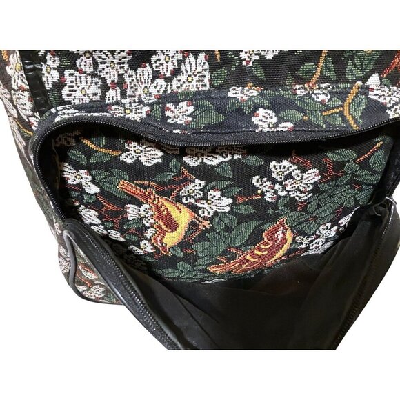 Vintage Bob Timberlake Backpack Birds Flowers Carry On School College Fairy main image 8